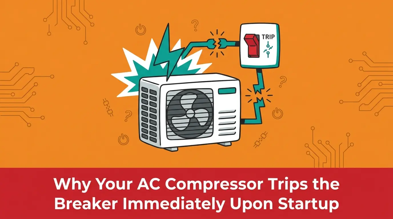 Why Your AC Compressor Trips the Breaker Immediately Upon Startup