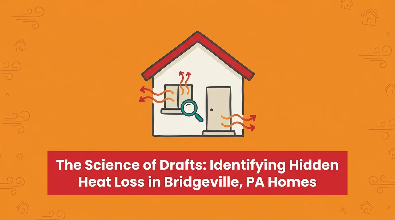 The Science of Drafts: Identifying Hidden Heat Loss Around Bridgeville Homes