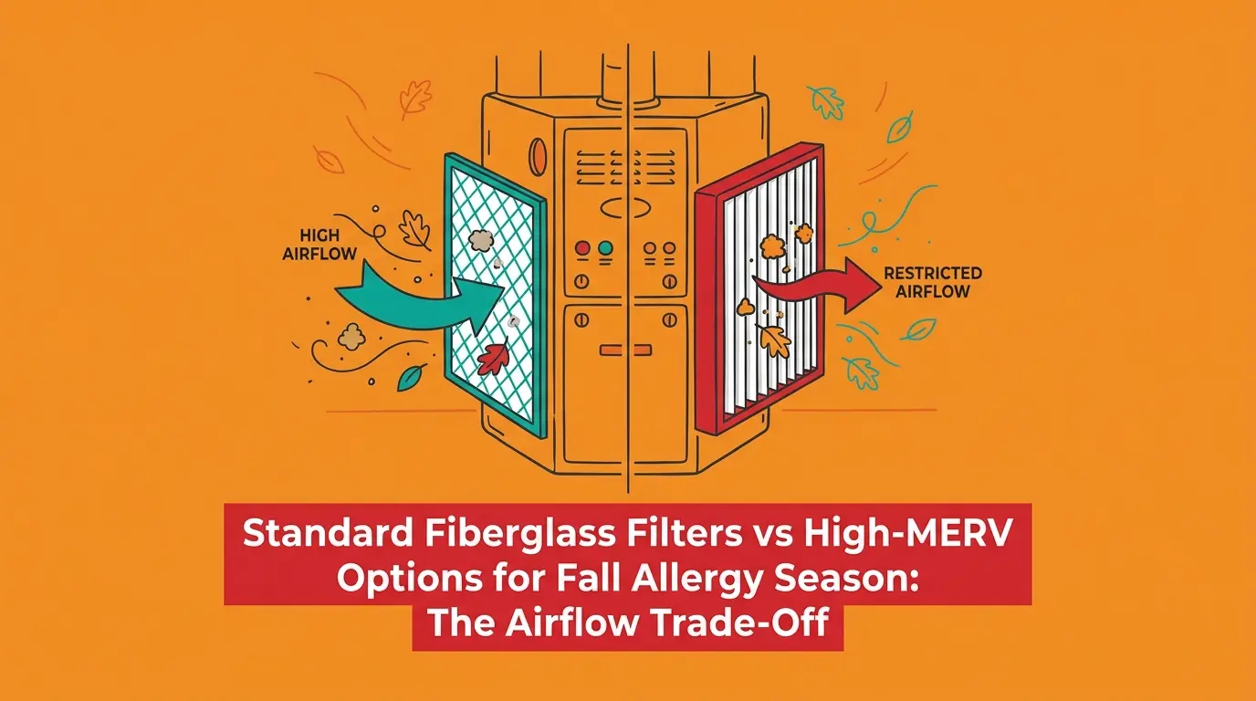 Standard Fiberglass Filters vs High-MERV Options for Fall Allergy Season